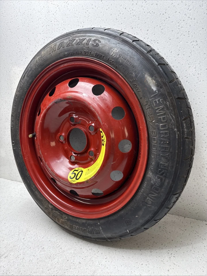 2011 - 2018 Hyundai Elantra OEM Spare Tire 15 Temp Compact Emergency - Image 3 of 4