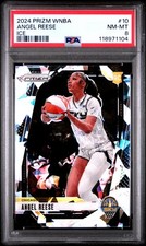 2024 PANINI PRIZM WNBA ICE #10 ANGEL REESE PSA 8