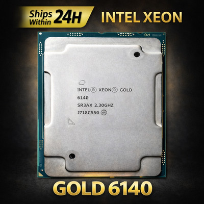 Intel Xeon Gold 6140 2.30GHz 18-Core 24.75MB SR3AX  L3 Cache FCLGA3647 CPU