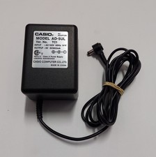 Casio AD-5UL AC Adapter Power Supply 9V 850mA for Keyboards Ver.No. TC3 Black