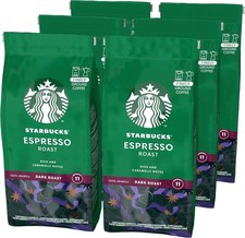 6 Pack Starbucks Espresso Ground Coffee Bold Dark Roast 200g Fuller-Bodied 22.91 per kilo