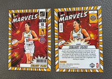 Kelsey Plum 2025 Panini Donruss WNBA NET MARVELS INSERT #3 SPARKS