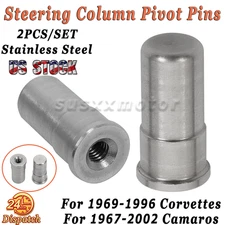 For 1969-96 Corvettes Oversized Steering Column Pivot Pins 1967-02 Camaros 2PCS
