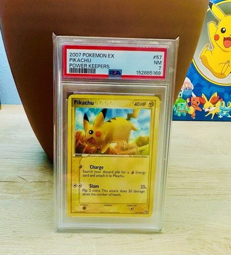 Pikachu graded PSA 7 for sale on eBay