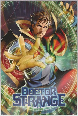 Doctor Strange - Marvel Comic Poster (Sorcerer Supreme) (24'' x 36'') (LAMINATED)