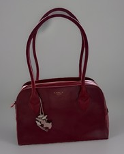 Radley Aldgate Medium Shoulder Bag Red Leather