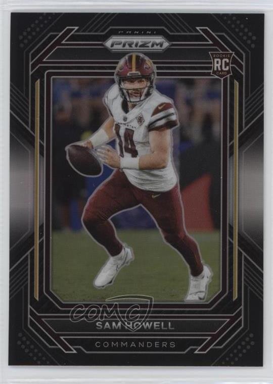 2022 Panini Chronicles Prizm Black Silver Sam Howell #PB-10 Rookie RC 11mg