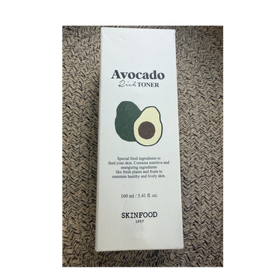 SKINFOOD Avocado Rich Toner Avocado Moisturizing Nourishing 160ml/5.41 fl oz