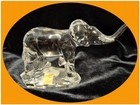 NACHTMANN GERMANY Elefant klar Glas Bleikristall Kristall Figur Sockel TOP