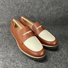 COLE HAAN Gwendolyn Leather Penny Loafer Women's Size 6B Dark Cuoio