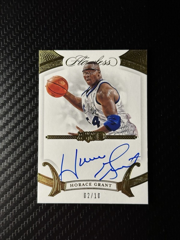 2019-20 Panini Flawless Basketball HORACE GRANT Auto Gold /10 #FA-HGR