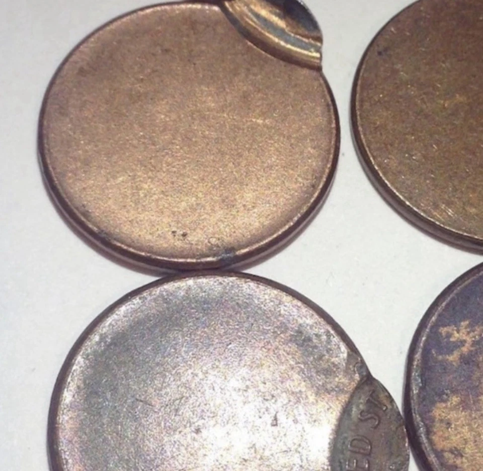 Lote de 10 centavos Lincoln de 1900 con error descentrado raro - centavos de error difíciles de encontrar  Foto 3 de 4