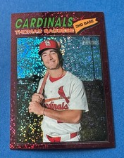 Thomas Saggese 2026 Topps Heritage Burgundy Sparkle Parallel Card No. 230