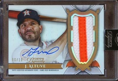 Jose Altuve 2024 Topps Dynasty Auto Autograph Game Worn Patch 