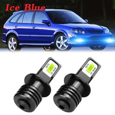 For Mazda Protege5 2002-2003 2x Led Fog Light Bulbs Conversion Kit Fanless Blue For Mazda Protege5 2002-2003 2x Led Fog Light Bulbs Conversion Kit Fanless Blue
