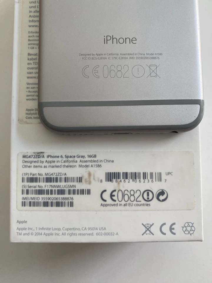 Apple iPhone 6 - 16GB - Space Gray (Sbloccato) - Immagine 3 di 4