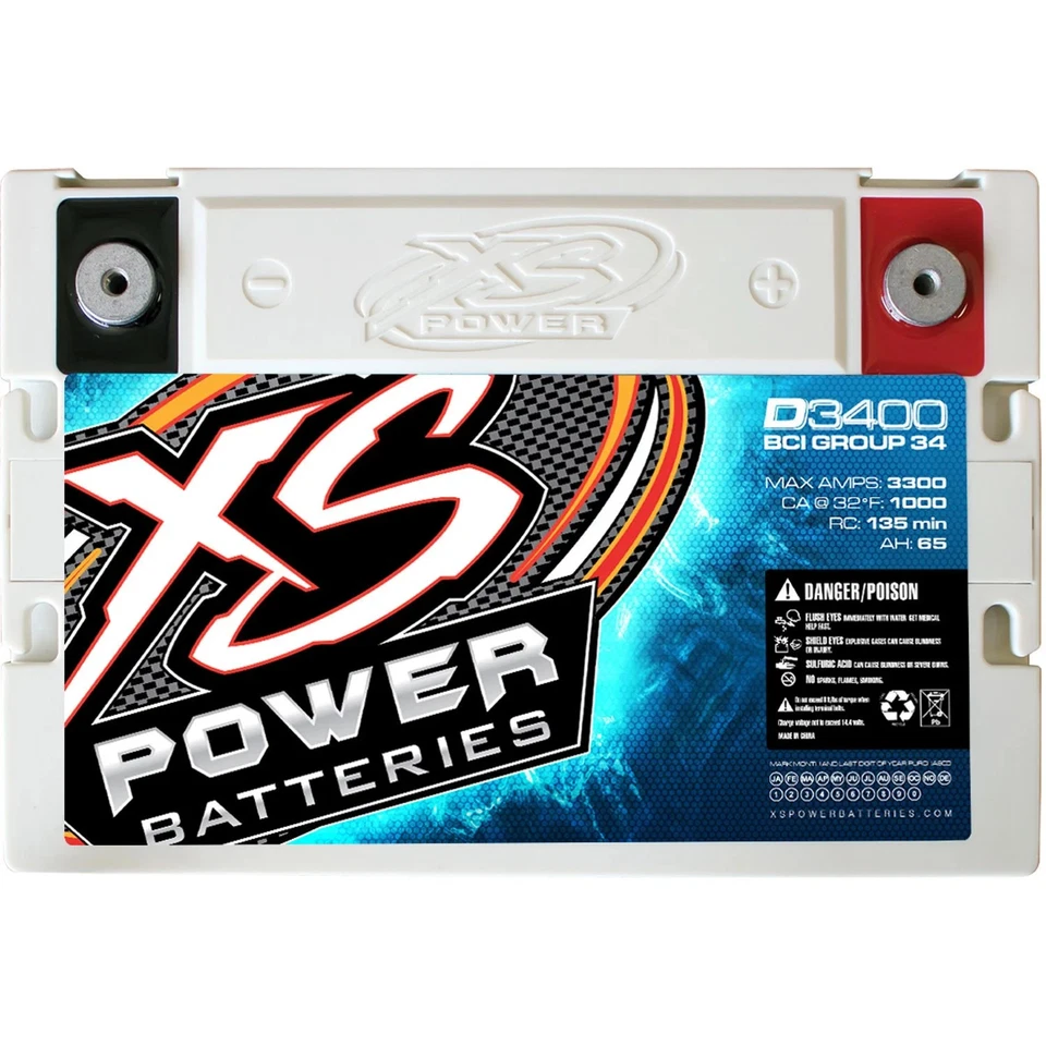 XS Power D3400 D-Series AGM Battery - Image 3 of 4