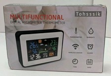 Digital LCD Indoor Thermometer Hygrometer Room Humidity Meter Magnetic Backlit