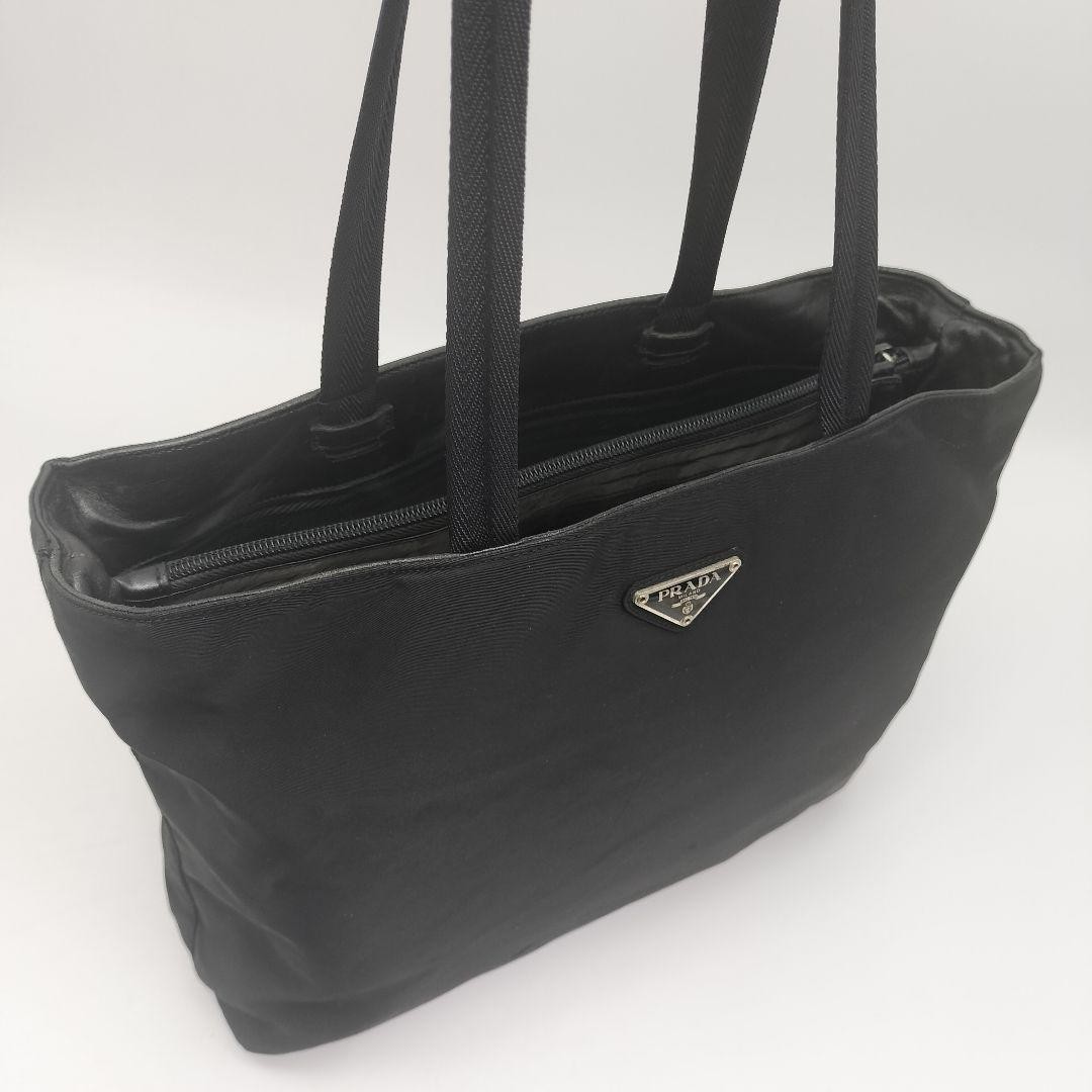 beautiful Prada Tote Bag Black thumbnail 4