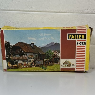 Vintage Faller HO Scale Black Forest Farm House Kit #B-289 New