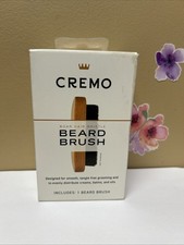 NEW Cremo 100 Boar Bristle Beard Brush With Wood Handle To Shape Style Groom