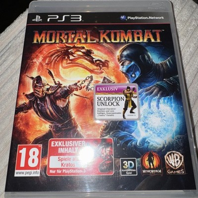 960/ PS3 Warner Bros. Games Mortal Kombat Sony Scorpion Unlock USK 18