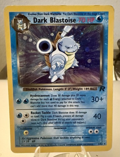 Dark Blastoise 3/82 Team Rocket Holo - Picture 1 of 5