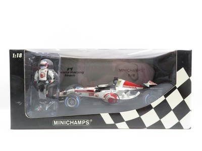 1:18 Minichamps 100060112 Honda Racing F1 RA106 J. Button 1st Win HungaryGP 2006