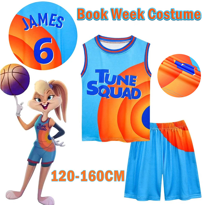 Spirit Halloween Niños Space Jam Conjunto Legado Uniforme Baloncesto Disfraz Juegos con disfraces