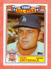 1990 Topps All-Star Baseball #11 Don Drysdale Los Angeles Dodgers (538)
