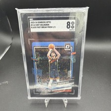 2023 PANINI DONRUSS OPTIC 114 CHET HOLMGREN FAST BREAK BLACK 1/1 sGC Nm Mt8