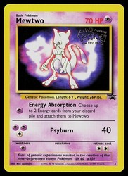 Mewtwo Black Star Promo #3 – 1999 Wizards of the Coast Movie Promo
