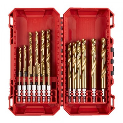Milwaukee 19Pc Shockwave HSS-G Tin Red Hex Set - 4932493866