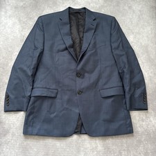 Lauren Ralph Lauren Blazer Mens 42 R Blue Wool Two Button Suit Jacket Sport Coat