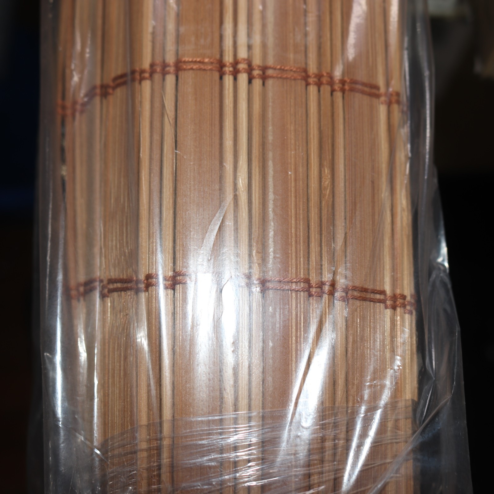 Chicology True-to-Size Cordless Light Filtering Natural Woven Bamboo Roman Shade