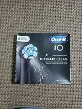 Oral-B io Series Ultimate Clean 6 Replacement Brush Heads White/ Black