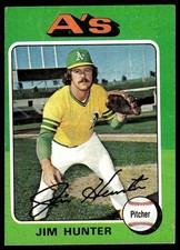 1975 Topps #230 / Jim Hunter