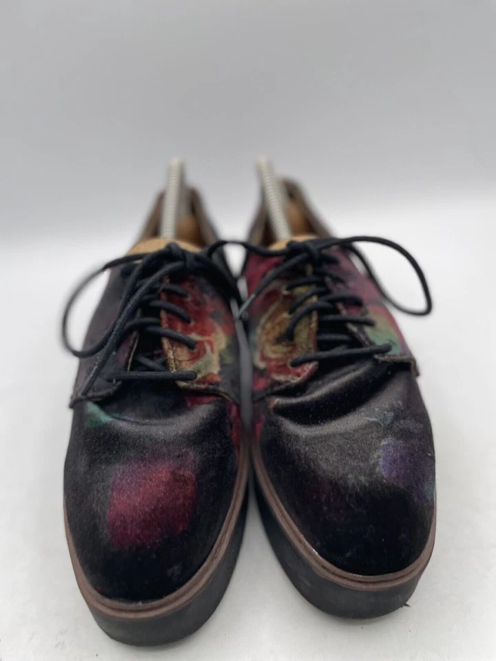 Zapatos Oxford para mujer Madden Girl WRIT01J1 talla 6,5 M púrpura/negro con cordones parte superior baja Foto 2 de 4