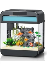 Fashion Trend Aquarium Mini Fish Tank BRAND NEW / SEALED - BLACK