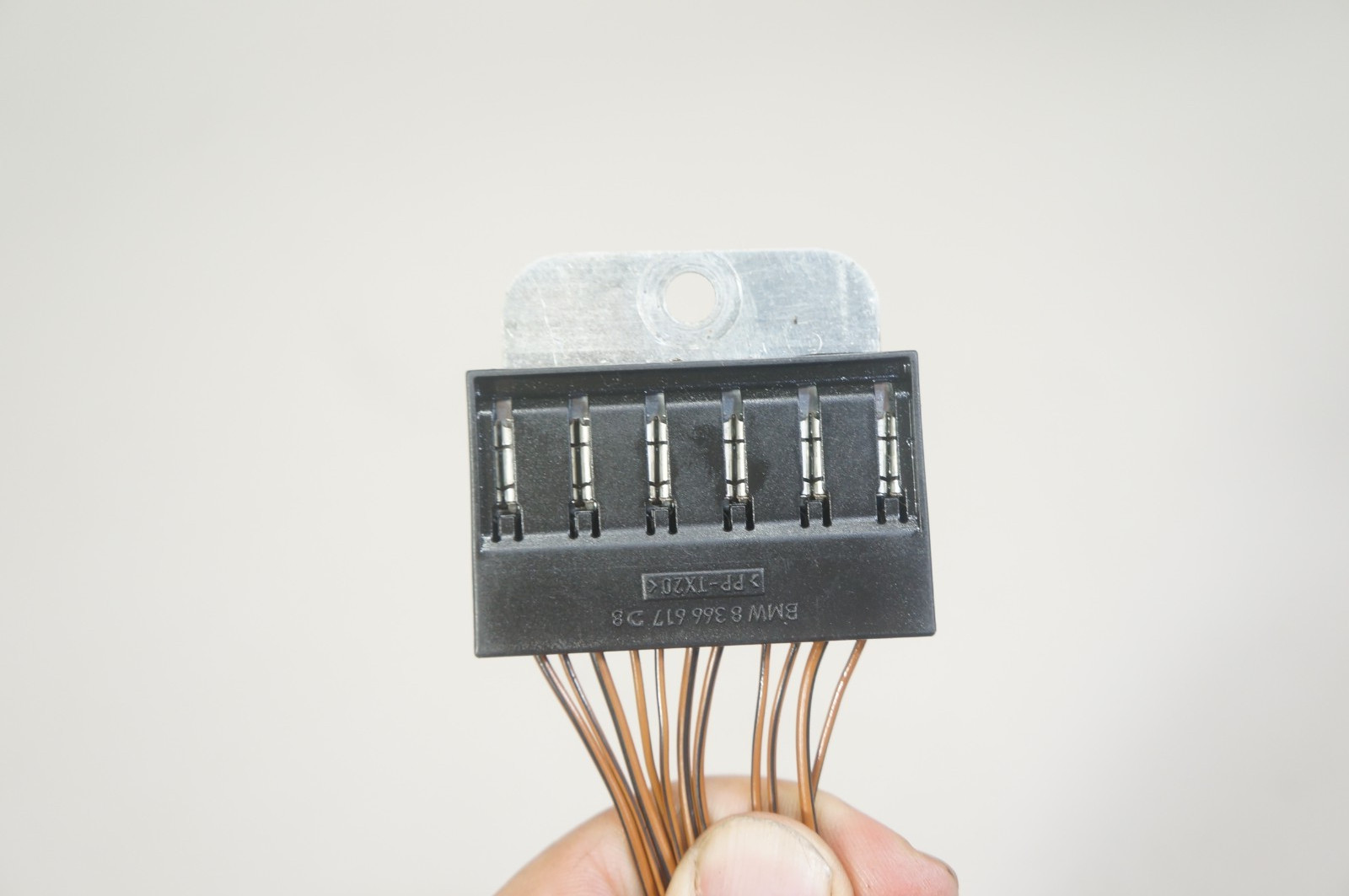 OEM BMW negative wire cable terminal clamp ground 8366617