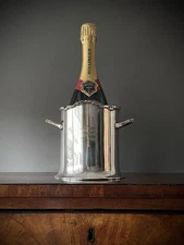 Sottobicchiere supporto bottiglia vino | CW Fletcher & Sons Sheffield Arundel A1 piatto argento