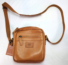 New Marta Ponti Leather Crossbody Messenger Bag Business Casual Travel Purse