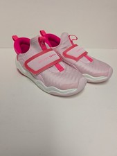 Nike Air Jordan Size 2.5Y 23/7 Easy On Strap Shoes Pink White Youth HF3415-601