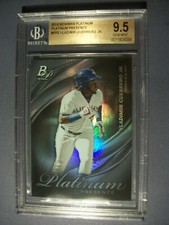 VLADIMIR GUERRERO JR 2019 Bowman Platinum Presence #2 BGS GEM MINT 9.5 Blue Jays