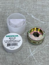 Greenlee KC12-4/0 Crimping Die 4/0 AWG Copper Lugs 11011 12-Ton Crimper U-Type