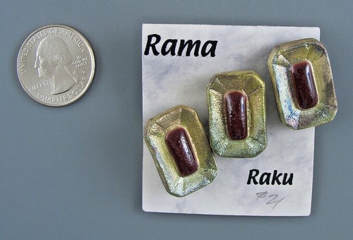 RAMA-RAKU BUTTON SET - 3 - Picture 2 of 4