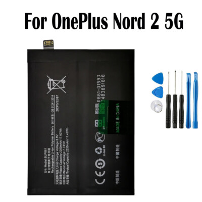 New BLP861 Battery For OnePlus Nord 2 5G 6.43'' DN2103 Replacement Tool