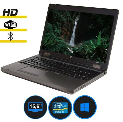 HP Probook 6560B Intel Core i3 4GB/8GB RAM SSD FPR 15,6'' HD DVD