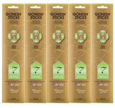 Gonesh Incense Sticks Classic Collection - No. 7 Perfumes of Earthly Wonders ...