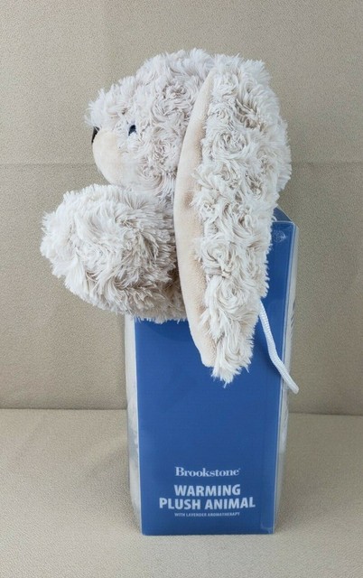 BROOKSTONE Warming Plush Animal Bear Aromatherapy Lavender Cuddle Snuggle Sleep | eBay